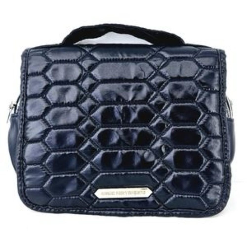 Aimee Kestenberg Blue Nylon Diamond Python Cosmet… - image 1